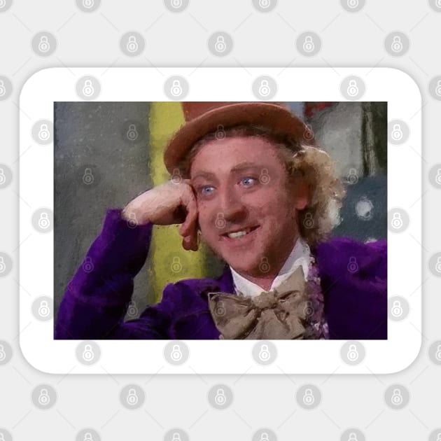 Willy Wonka Sticker by ms.fits